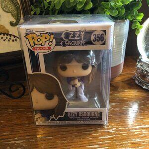Vaulted Exclusive Ozzy Osbourne Purple Fringe Funko Pop Rocks #332